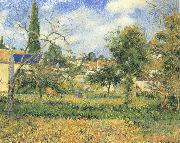 Camille Pissarro Pang plans Schwarz garden china oil painting reproduction